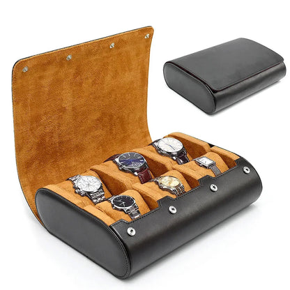 Watch Case - Black Ochre Sextuple-1-Le Remontoir