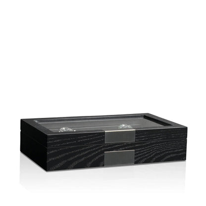 Monteray Watch Box for 8 Watches - Black-2-Le Remontoir