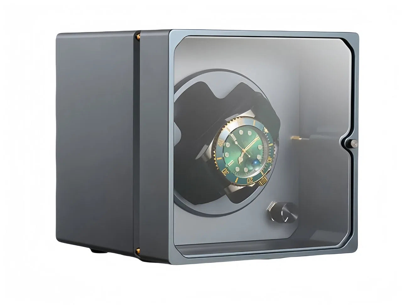 Futuristic Gray Single Watch Winder