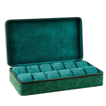 Spacious Emerald Green Watch Box-1-Le Remontoir
