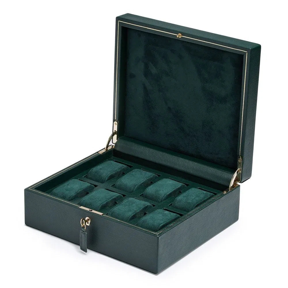 Watch Box - British Racing Green - 8 Watches-1-Le Remontoir