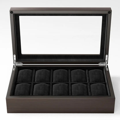 Spacious Ebony Watch Box-2-Le Remontoir