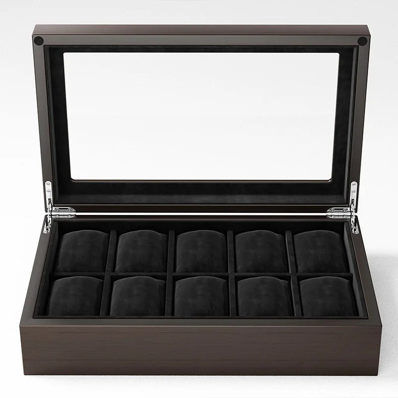 Spacious Ebony Watch Box-2-Le Remontoir
