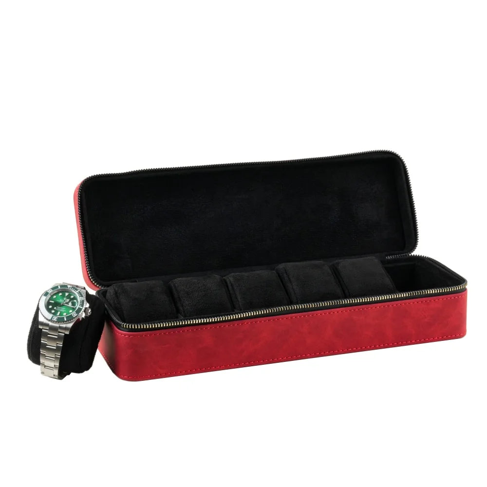 Watch Box - Classic Red Pouch-1-Le Remontoir