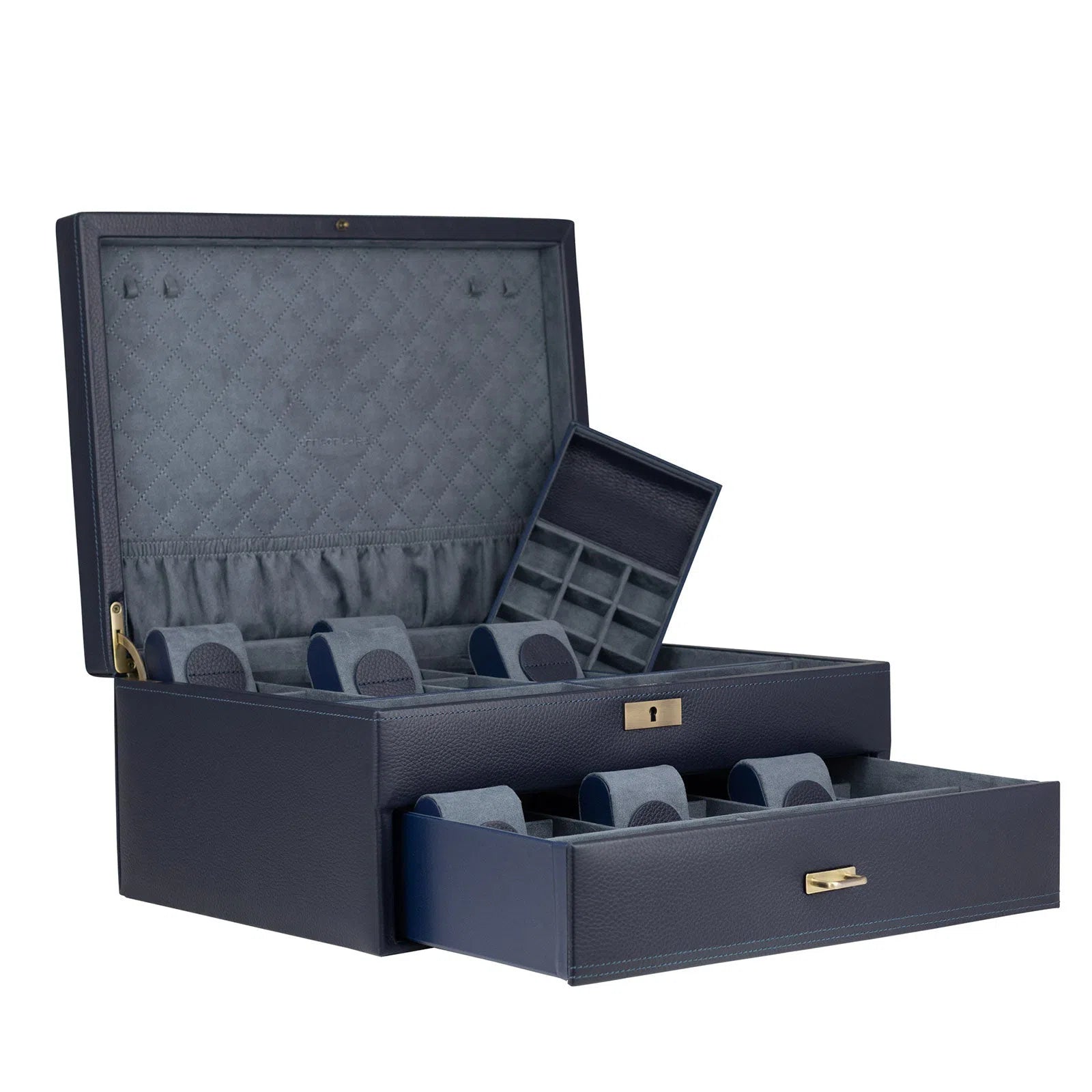 Jumbo Dynasty 20-Watch Blue Watch Box-3-Le Remontoir