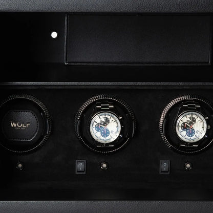 Watch Winder Safe - Wolf1834 The Den 4 Black