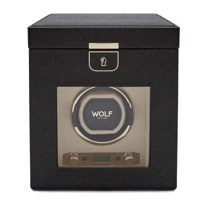 Remontoir Montre Palermo 1 Montre Noir avec rangement pour bijoux