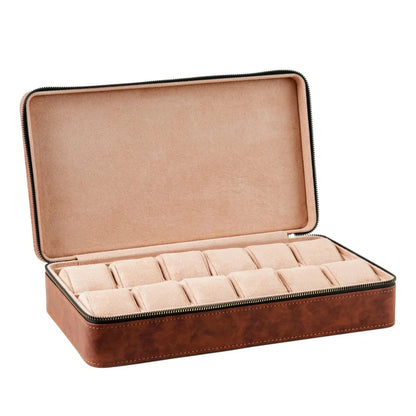 Watch Box - Spacious Brown Case-1-Le Remontoir