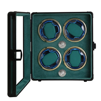 Modern Green Quadruple Watch Winder-2-Le Remontoir
