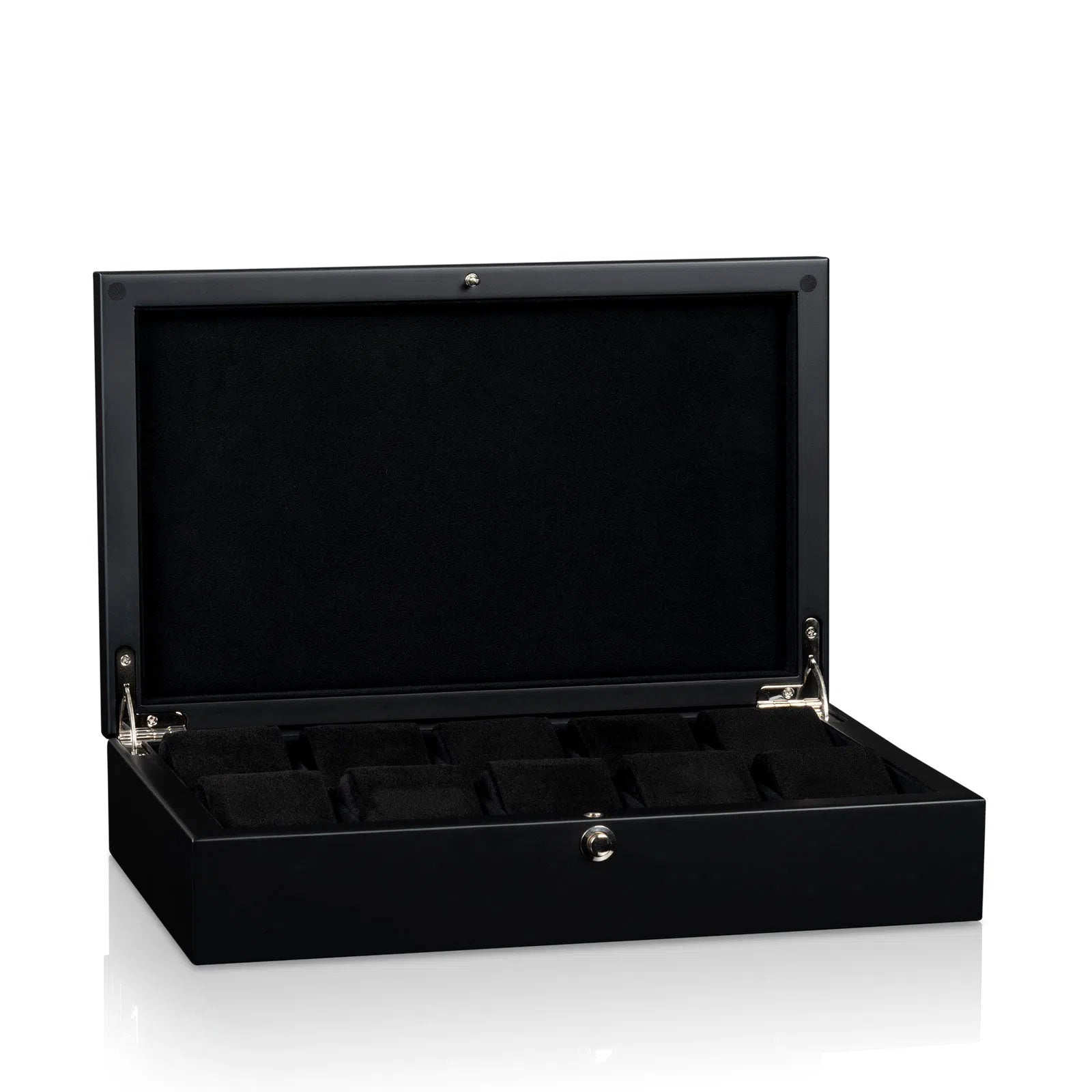 Boite a Montre Piano Silk 10 Montres Noir 2