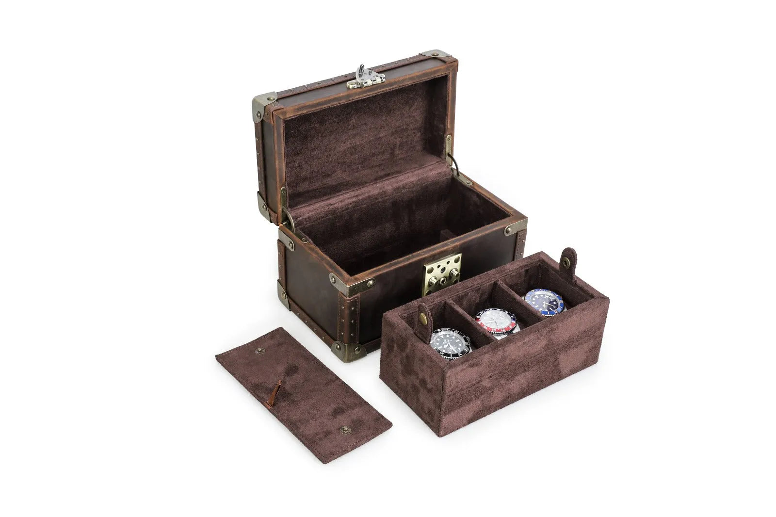 Watch Box - Treasure Chest Trio-2-Le Remontoir