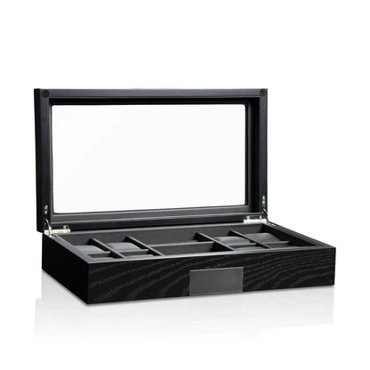 Monteray Watch Box for 8 Watches - Black-1-Le Remontoir