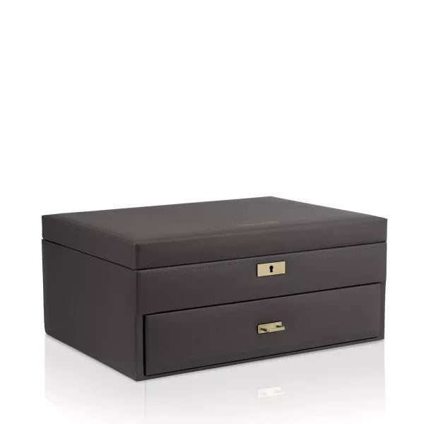 Watch Box - Jumbo Dynasty 20-Watch Grey-3-Le Remontoir