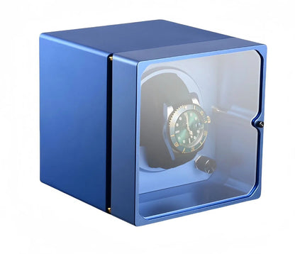 Futuristic Blue Single Watch Winder