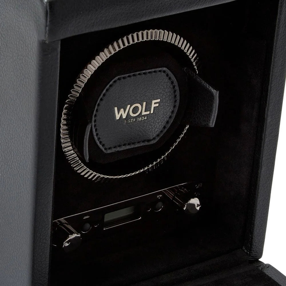 British Racing Single Watch Winder - Black-4-Le Remontoir