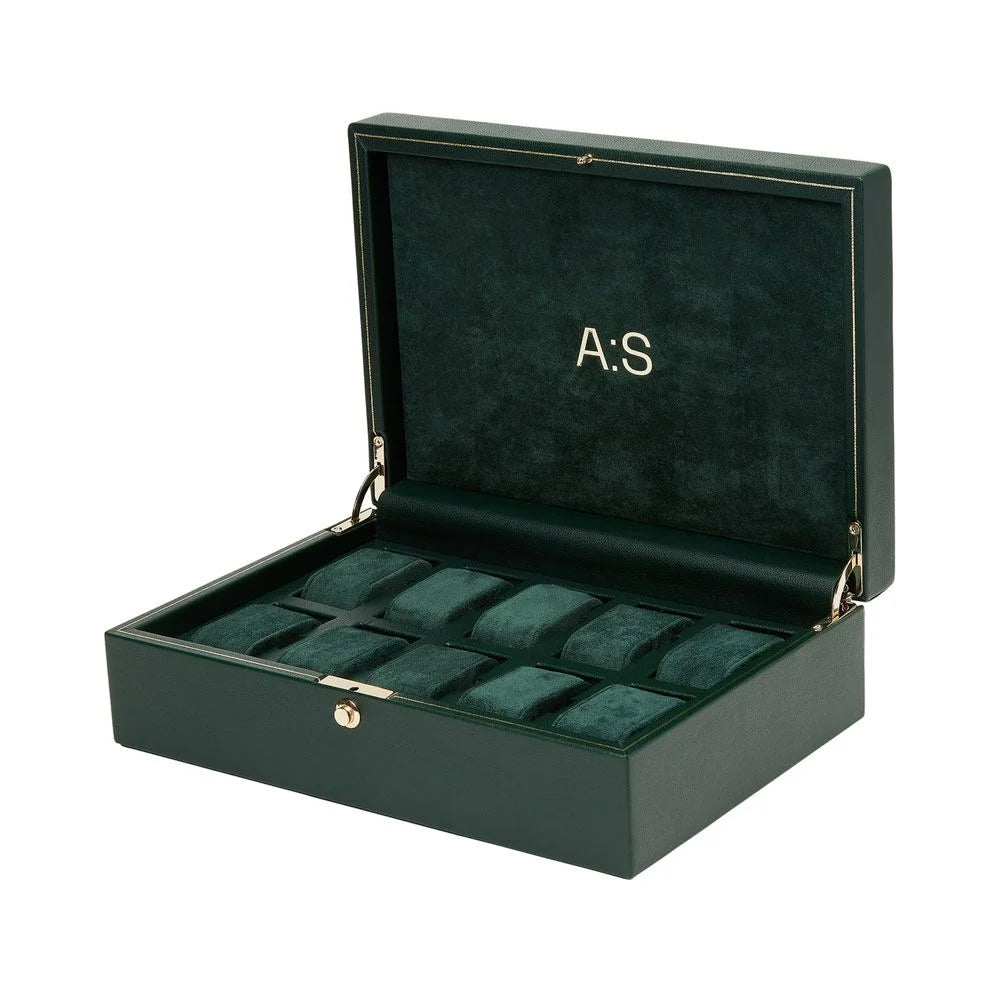 Analog/Shift Vintage Collection 10-Watch Green Watch Box-1-Le Remontoir