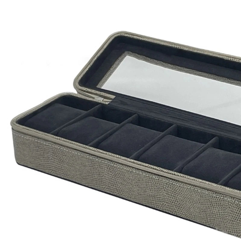 Classic Grey Watch Box-2-Le Remontoir