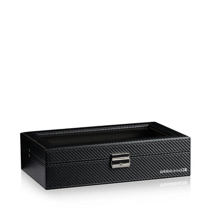 Watch Box - Boston 12-Watch Black / Carbon-2-Le Remontoir