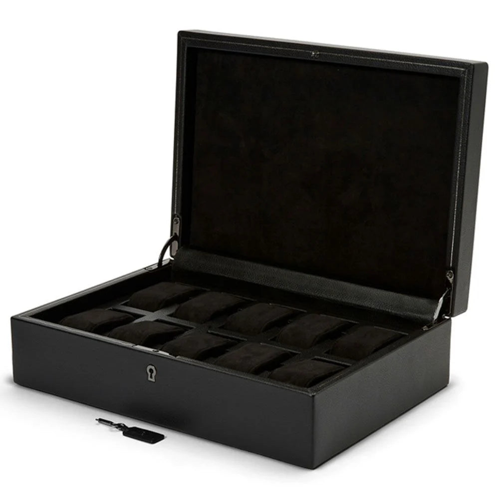 British Racing 10-Watch Box - Black-1-Le Remontoir