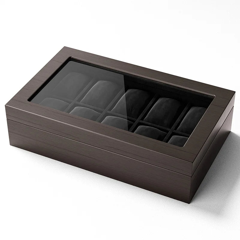 Spacious Ebony Watch Box-1-Le Remontoir