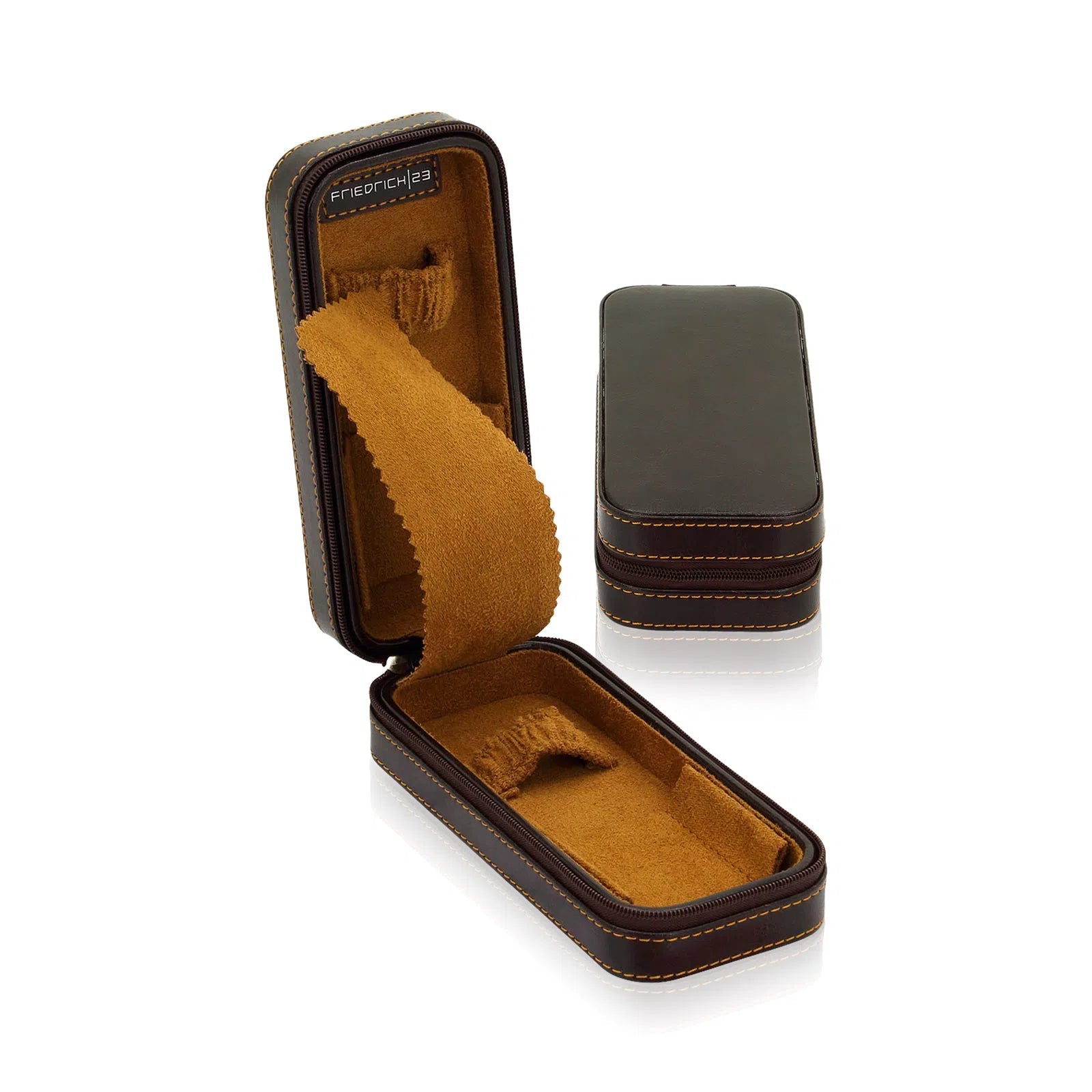 Watch Case - Bond - 1 Watch - Brown-1-Le Remontoir