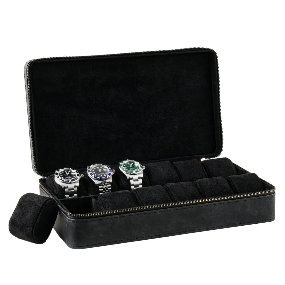 Watch Box - Spacious Black Case-3-Le Remontoir