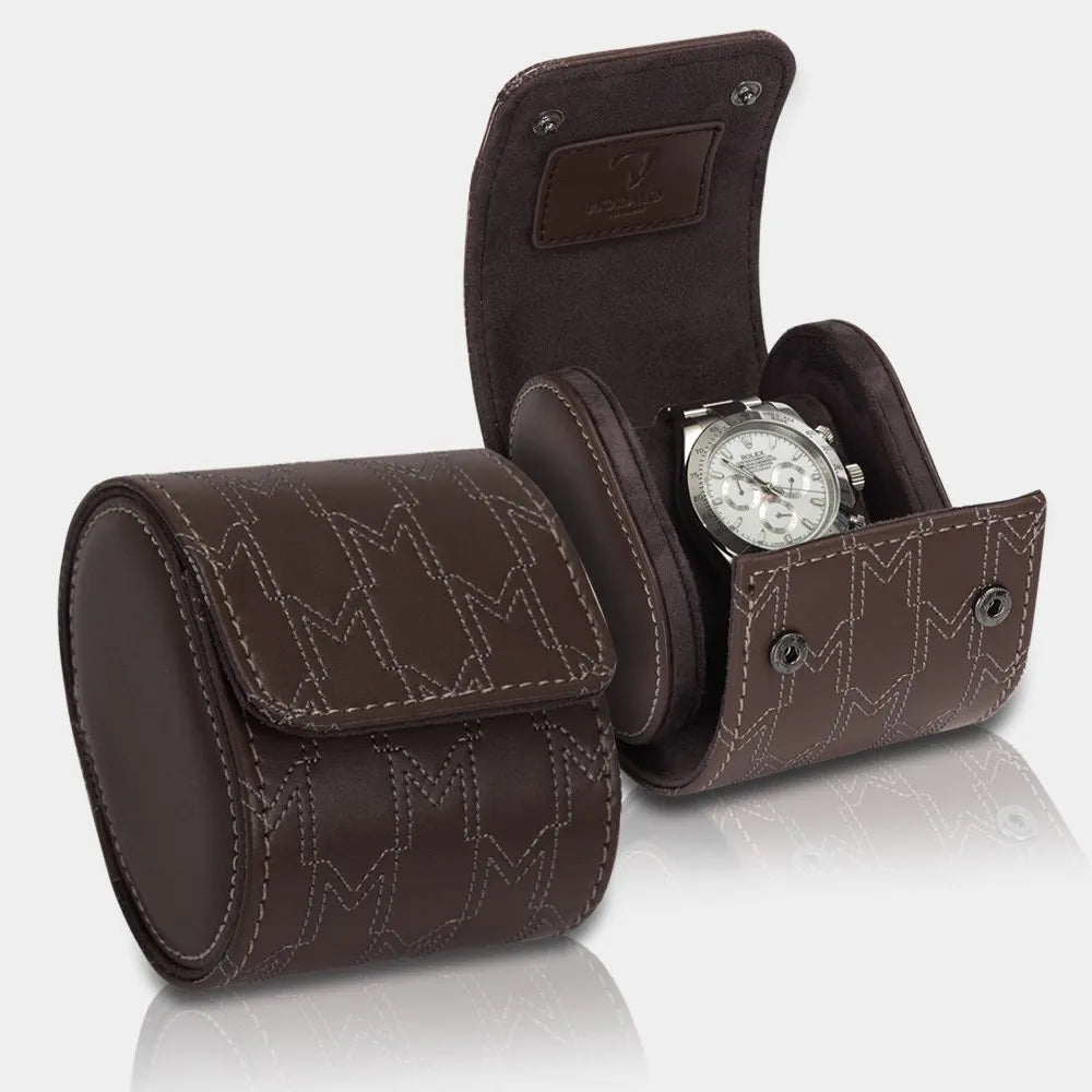 Watch Case - OPTIMUS 1 Brown/White-2-Le Remontoir