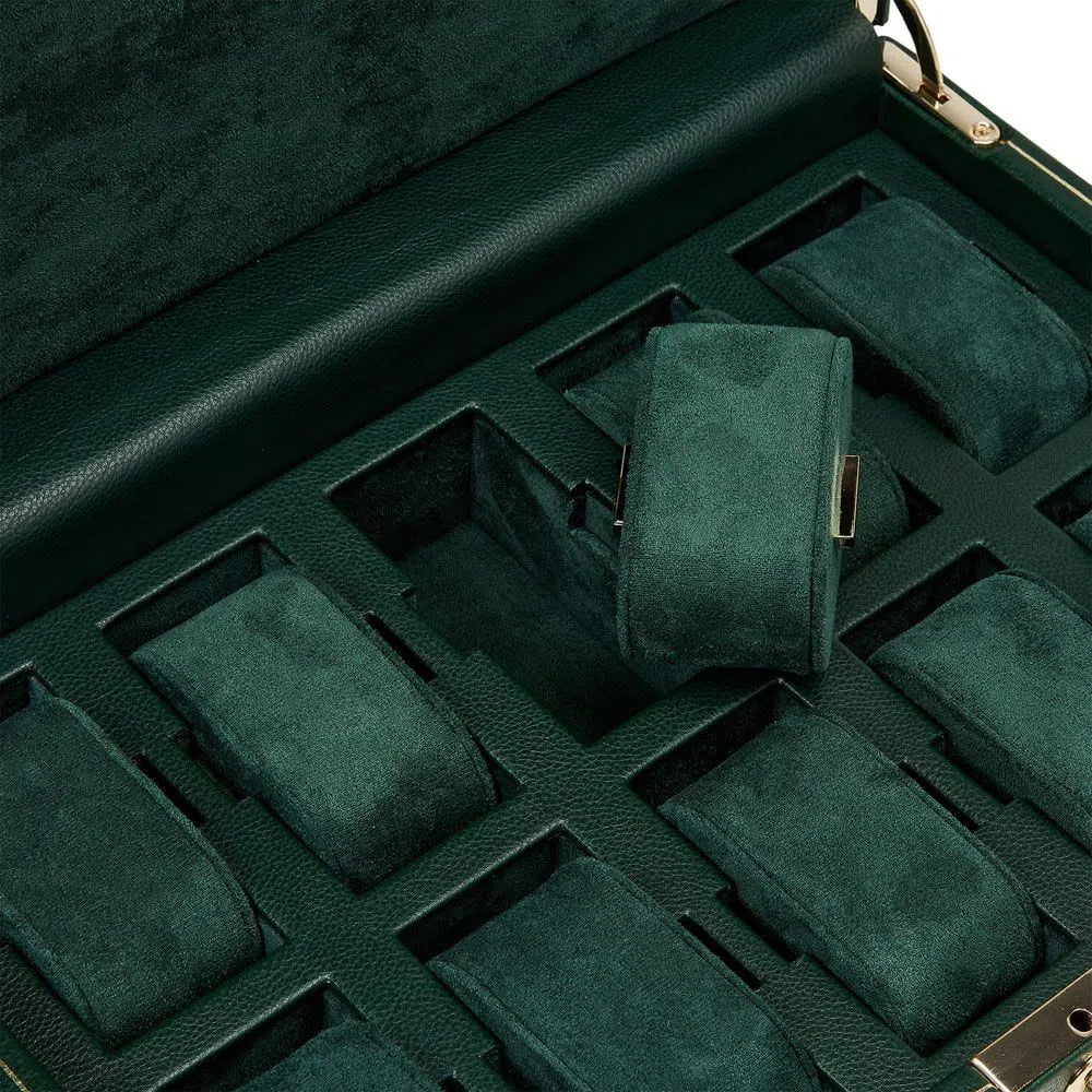 Analog/Shift Vintage Collection 10-Watch Green Watch Box-3-Le Remontoir