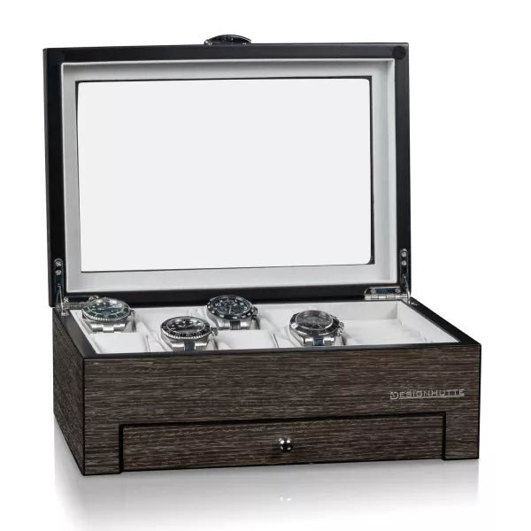 Boite a Montre Princeton 8 Montres Gris