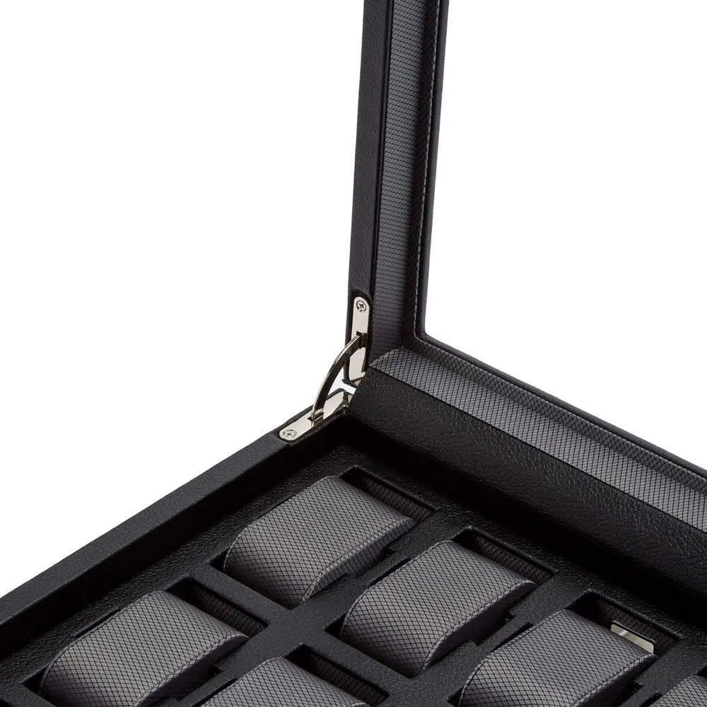 Watch Box for 15 Watches - Black-4-Le Remontoir
