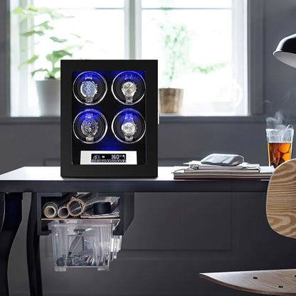 Automatic Watch Winder Macassar Quartet-2-Le Remontoir