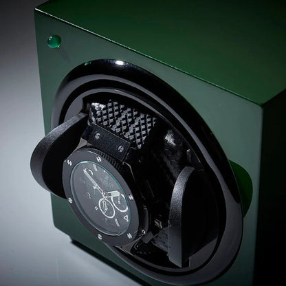 Barrington Racing Green Watch Winder-3-Le Remontoir