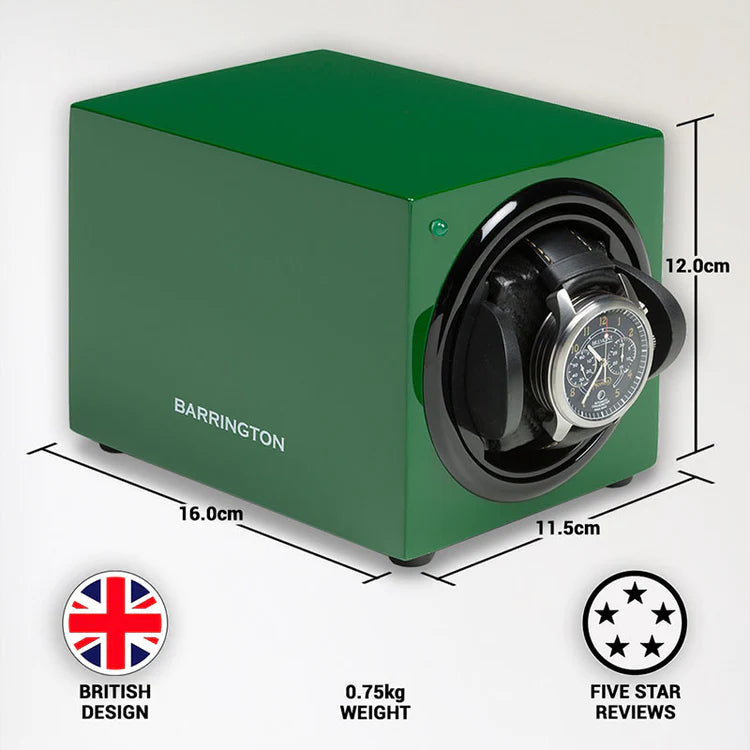Barrington Racing Green Watch Winder-5-Le Remontoir