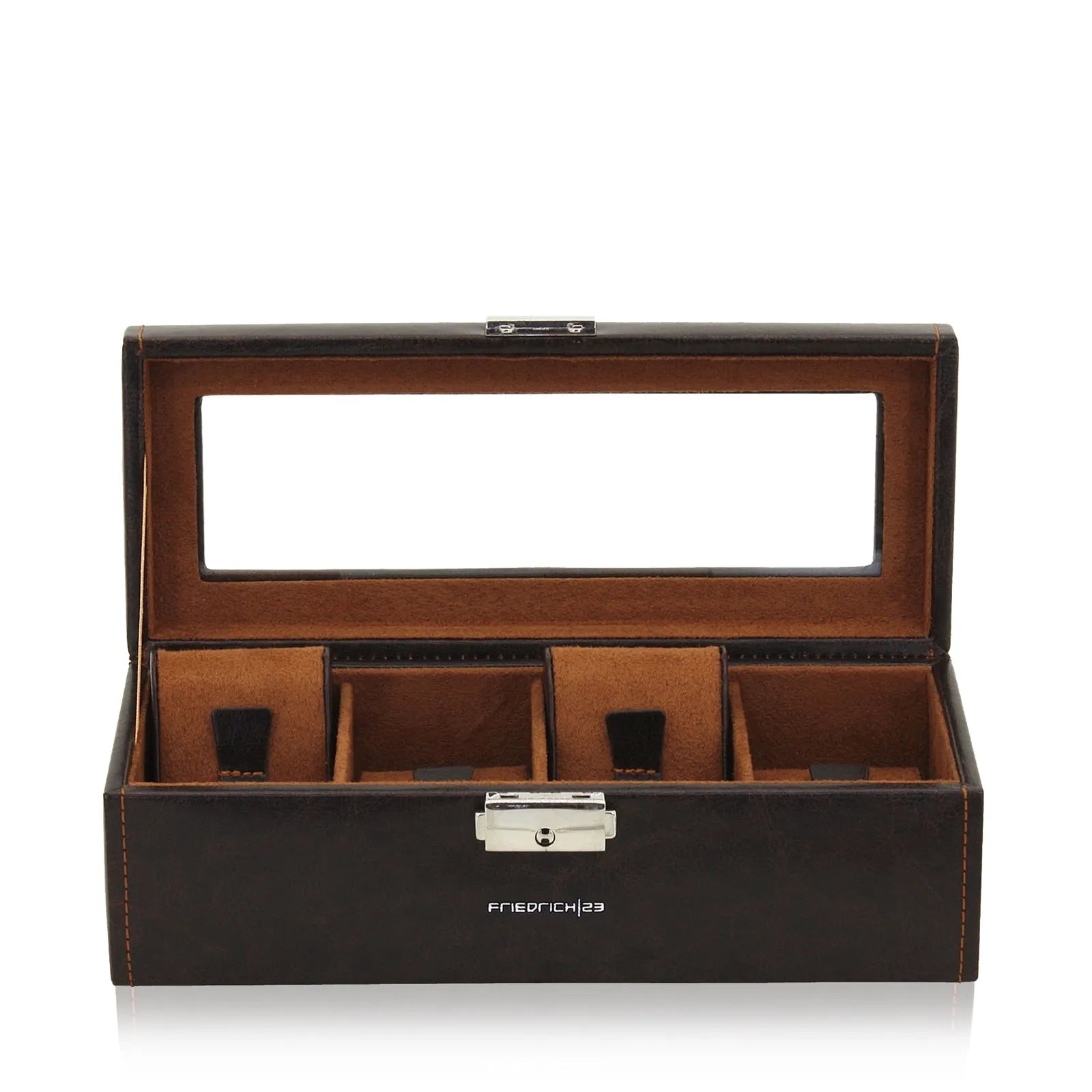 Watch Box – Bond 4 Watches Brown-1-Le Remontoir
