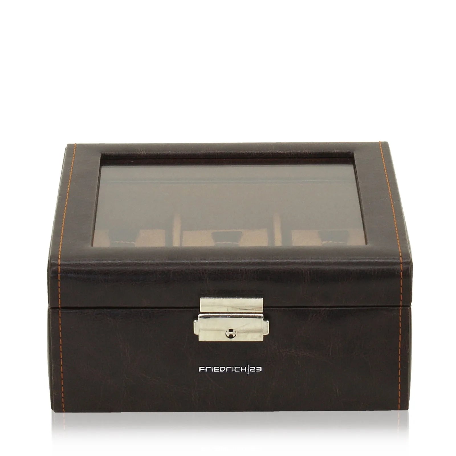Watch Box – Bond 6 Watches Brown-2-Le Remontoir