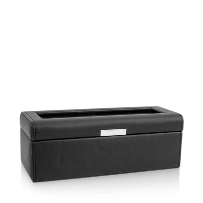 Watch Box – Bond Cross Grain 4 Black-2-Le Remontoir