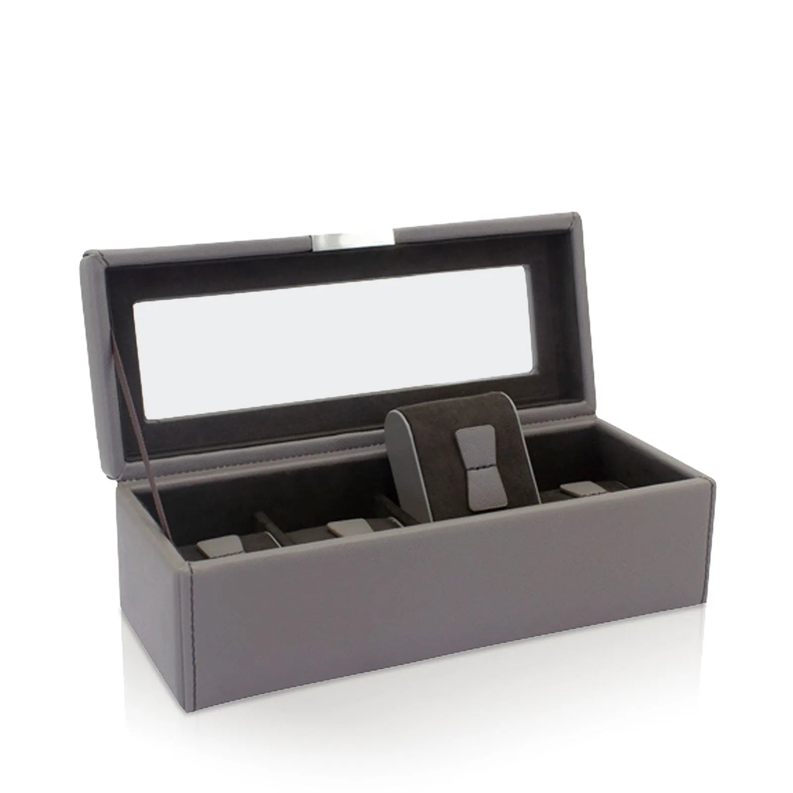 Watch Box – Bond Cross Grain 4 Taupe-2-Le Remontoir