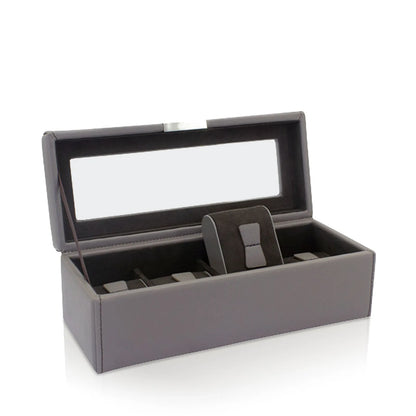 Watch Box – Bond Cross Grain 4 Taupe-2-Le Remontoir