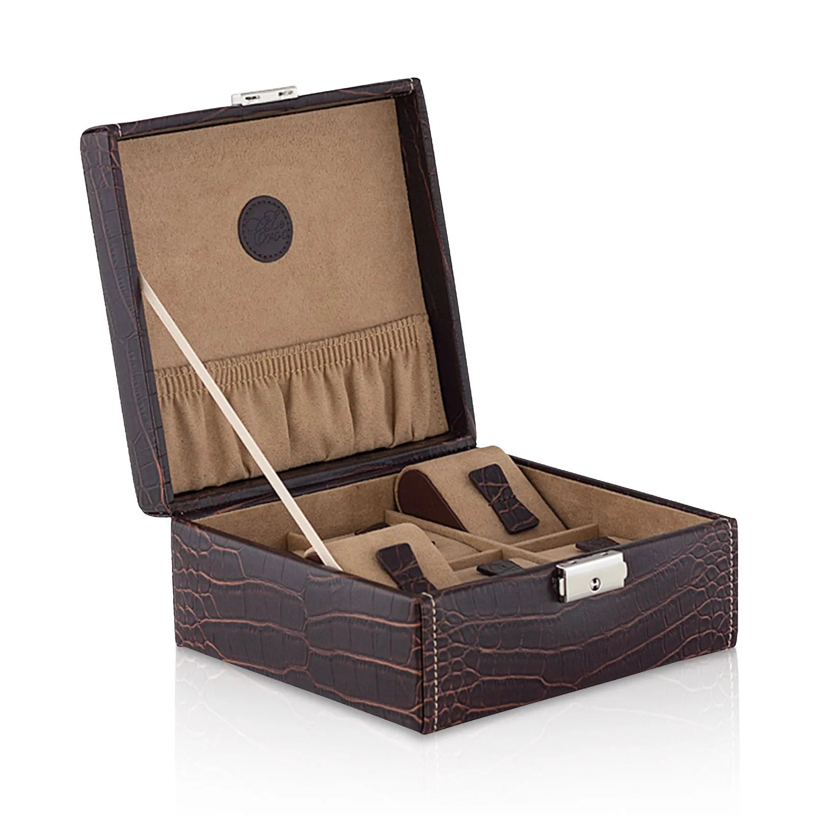 Watch Box – Le Croc 6 Brown-1-Le Remontoir