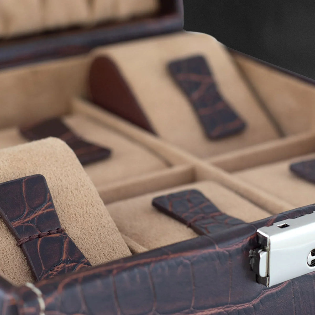 Watch Box - Le Croc 6 Brown-3-Le Remontoir