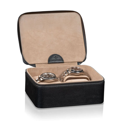 Watch Box – Beluga 6 Watches Black-1-Le Remontoir