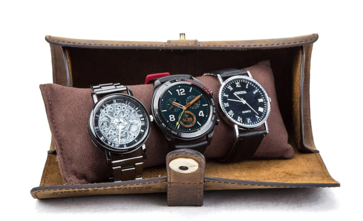 Watch Travel Case - Étui Vintage-2-Le Remontoir