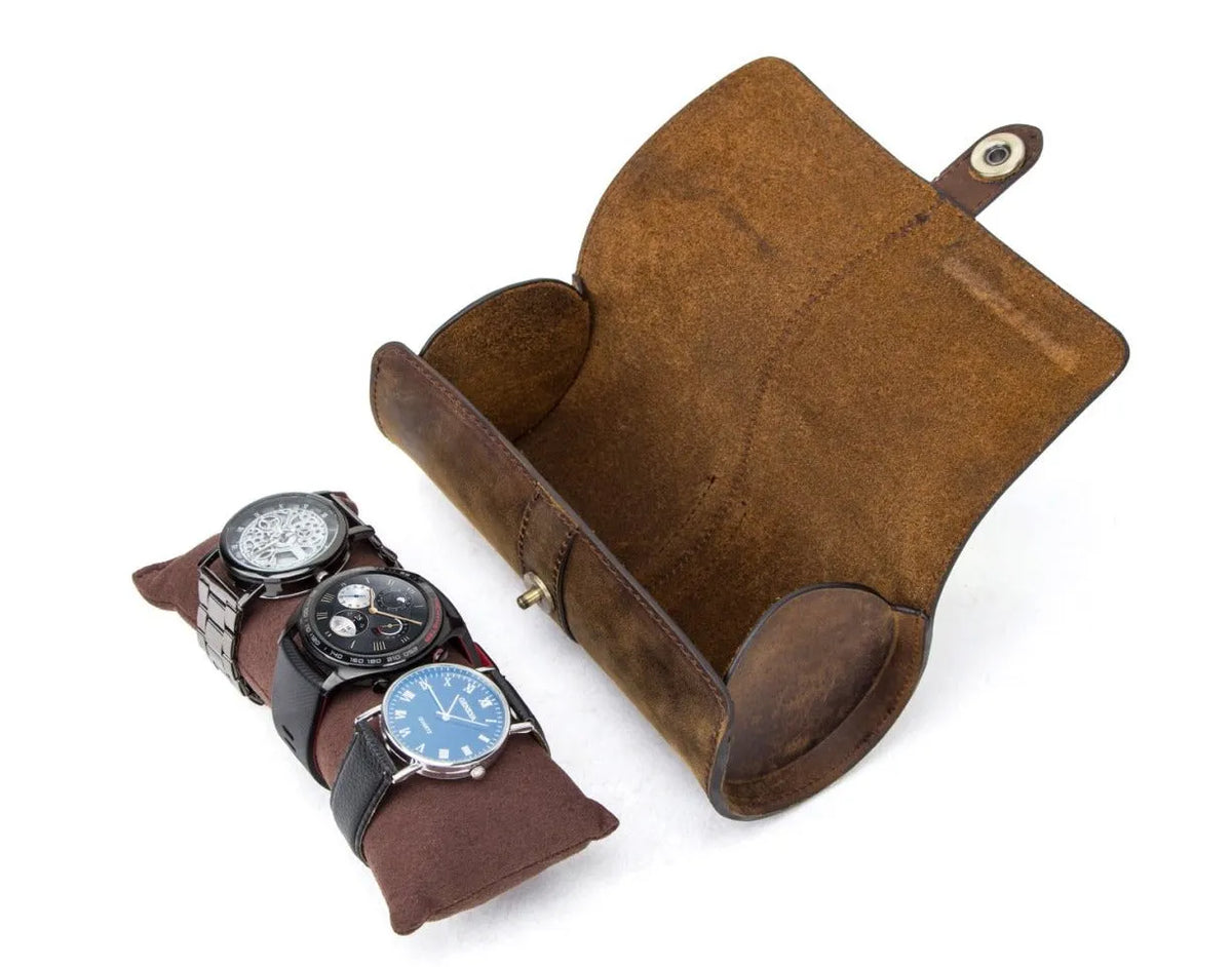 Watch Travel Case - Étui Vintage-3-Le Remontoir