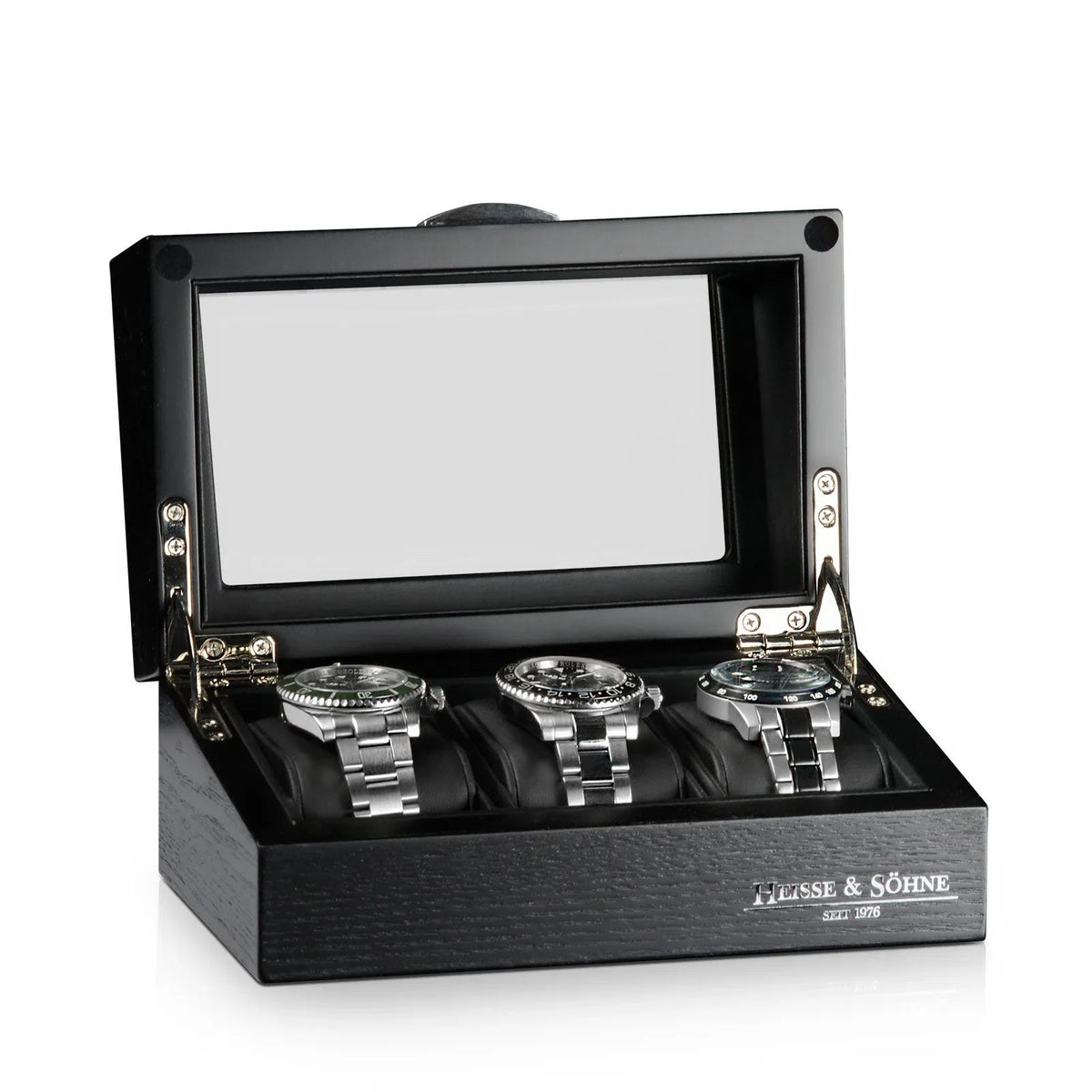 Watch Box - Oxford 3 Dark Oak-2-Le Remontoir