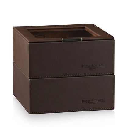 Watch Box - Heisse Double L Brown-6-Le Remontoir