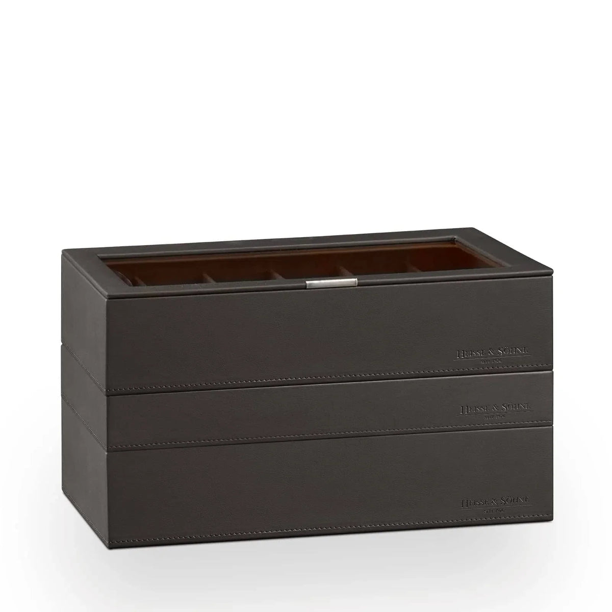 Watch box - Heisse XXL Brown-2-Le Remontoir