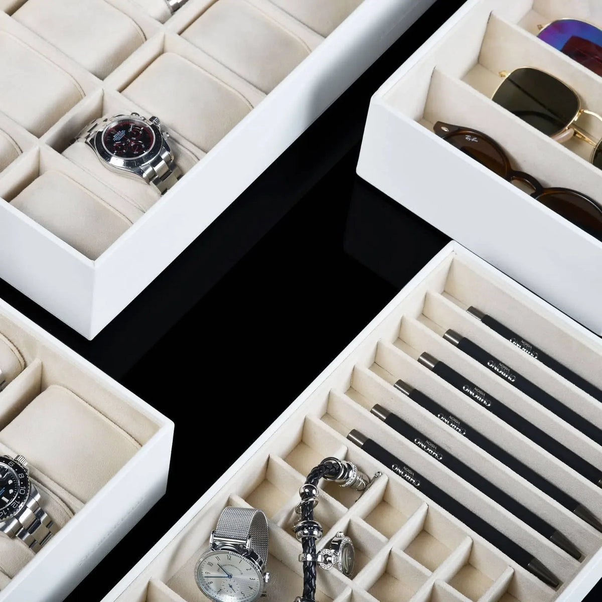 Watch box - Heisse XXL White-4-Le Remontoir