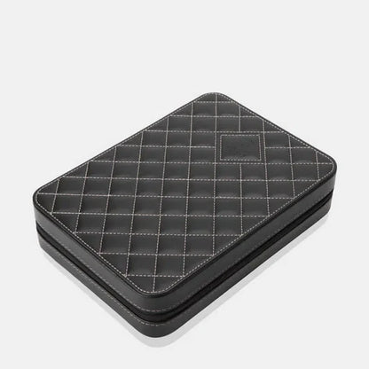Watch Travel Case - Invia Black 8-2-Le Remontoir