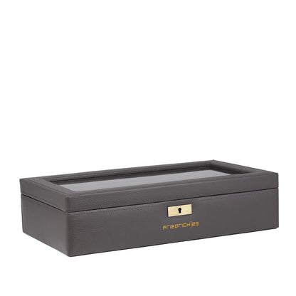 Watch Box - Jumbo Dynasty 8 Watches Grey-3-Le Remontoir