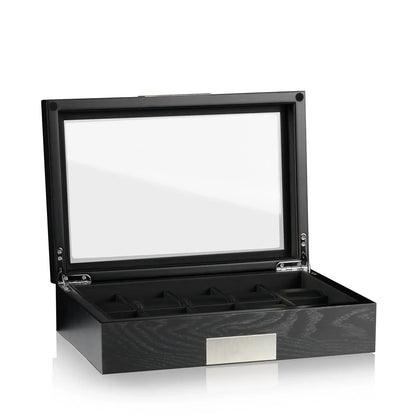 Watch Box - Monterray Satin Black-2-Le Remontoir